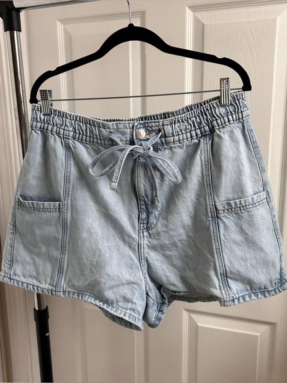 Denim shorts